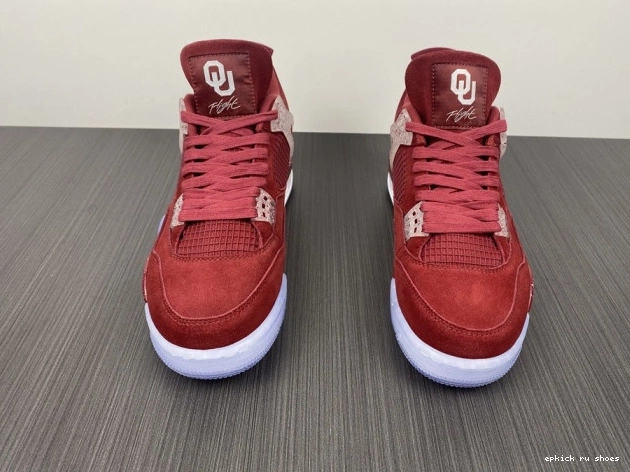 Cheap Retro Oklahoma PE Sooners 4 Jordan AJ4-904282 0708